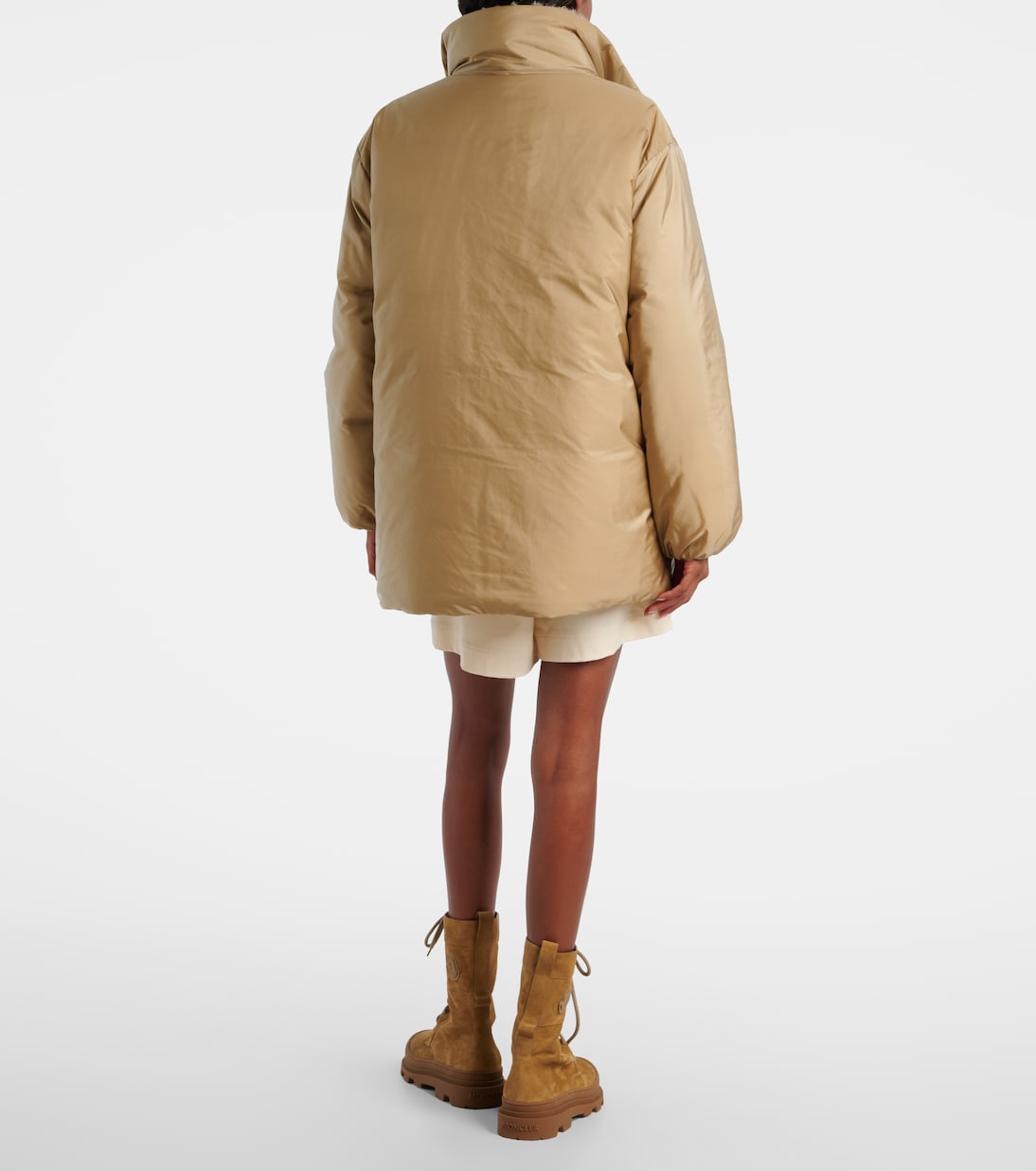 Daunenjacke Voue mit Faux Shearling | Moncler