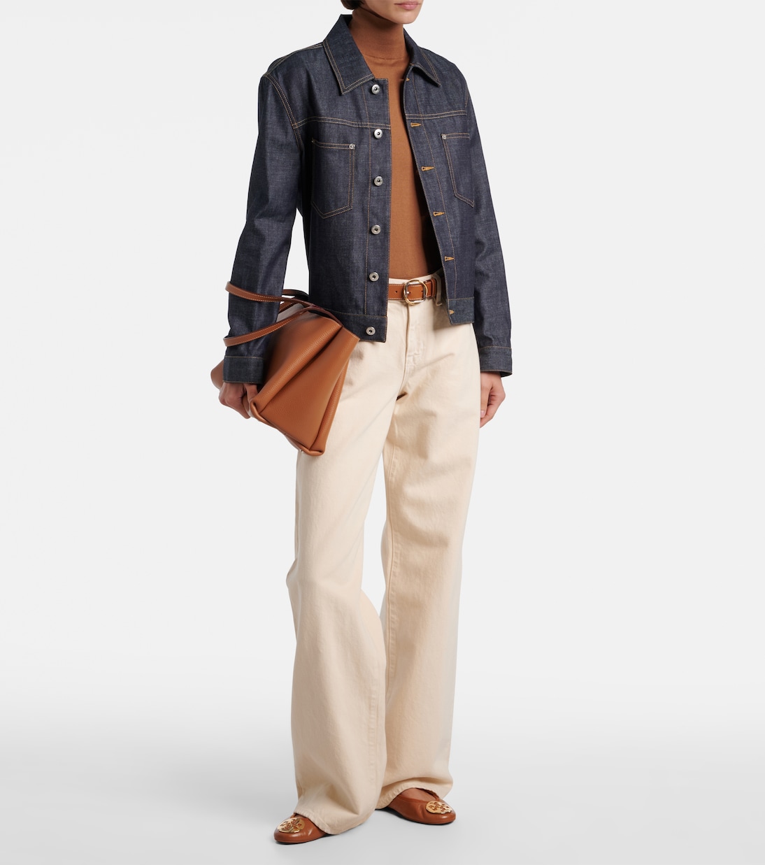 Ballerinas Minnie aus Leder | Tory Burch