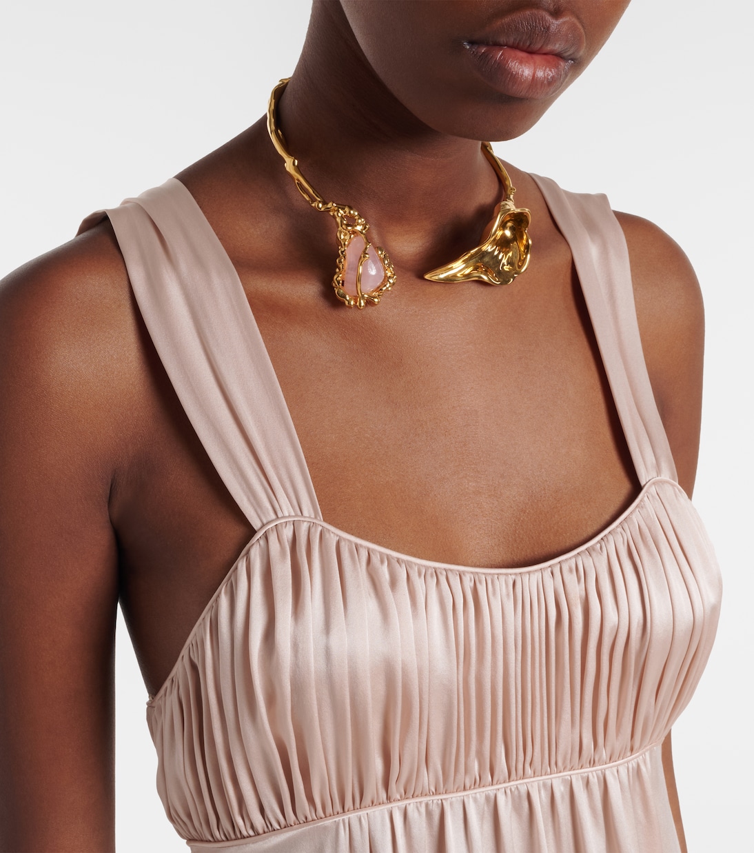 Vestido midi de seda | Chloé