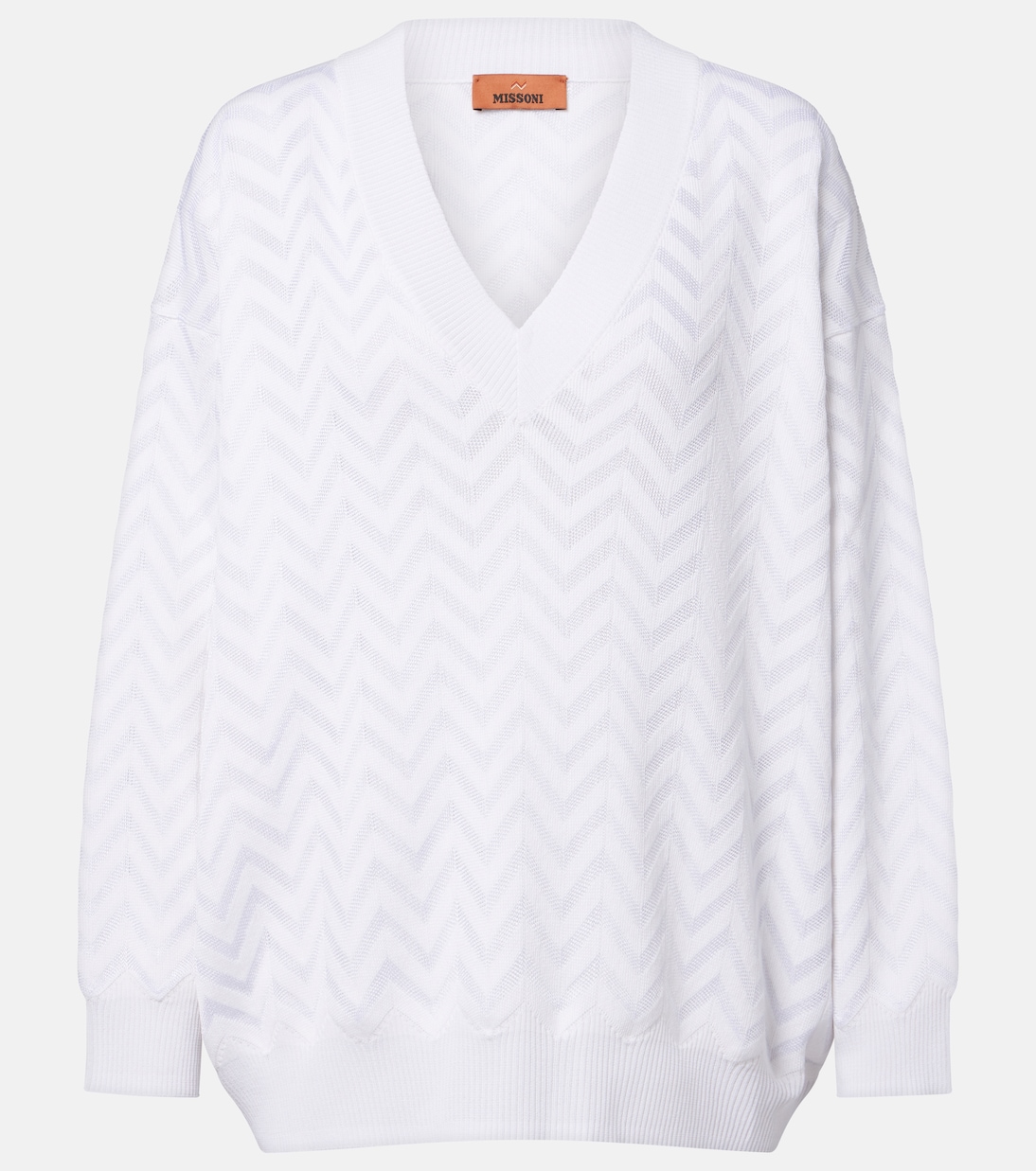Zigzag cotton-blend sweater | Missoni