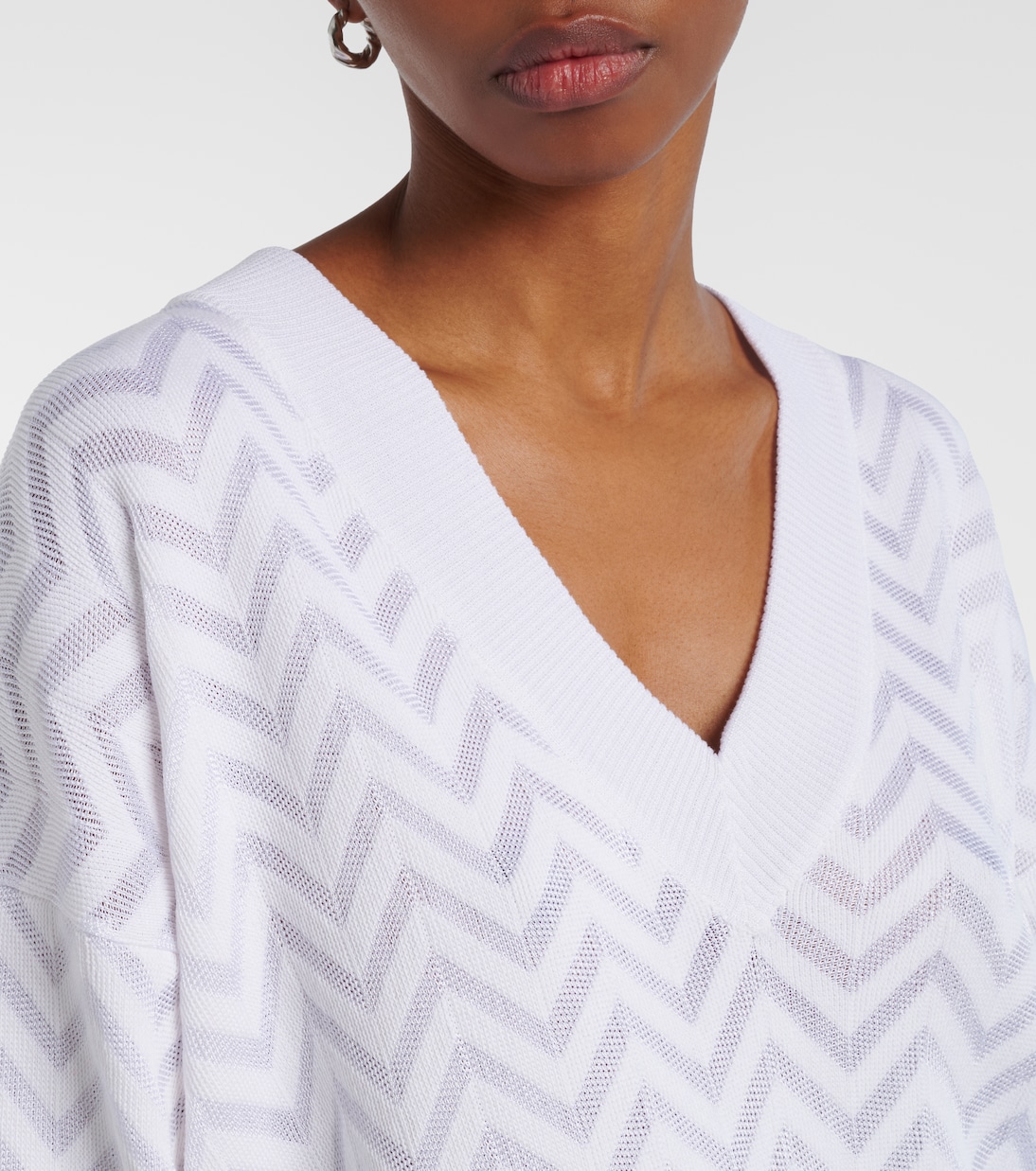 Zigzag cotton-blend sweater | Missoni