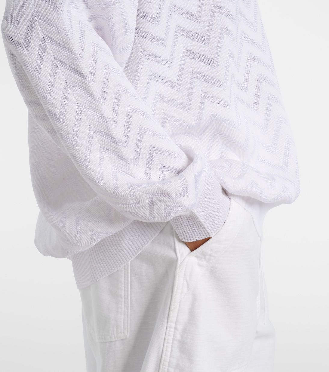 Zigzag cotton-blend sweater | Missoni