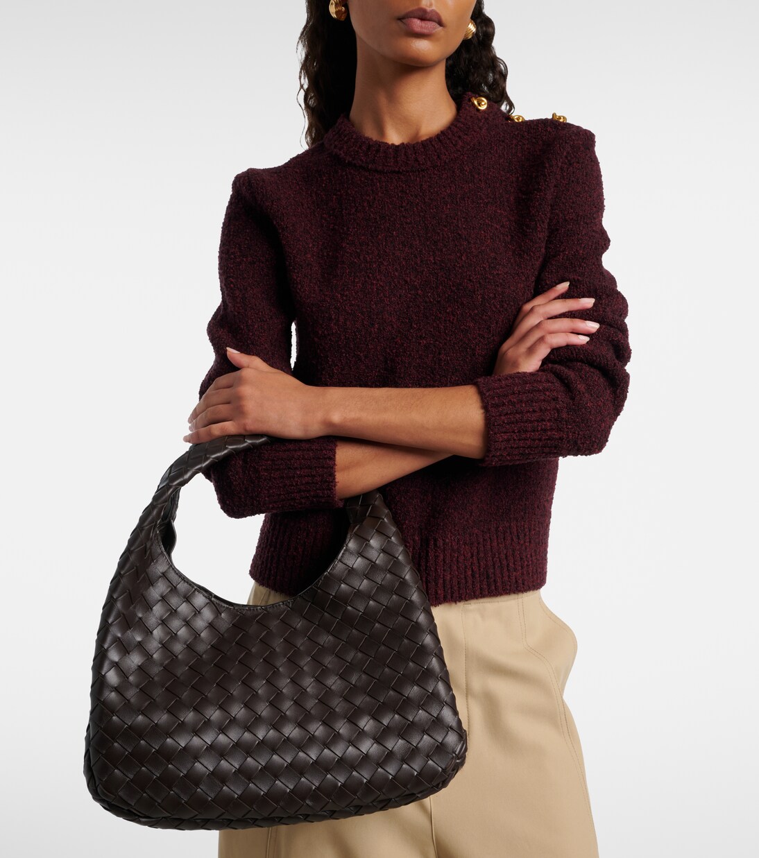 Campana Intrecciato leather tote bag | Bottega Veneta