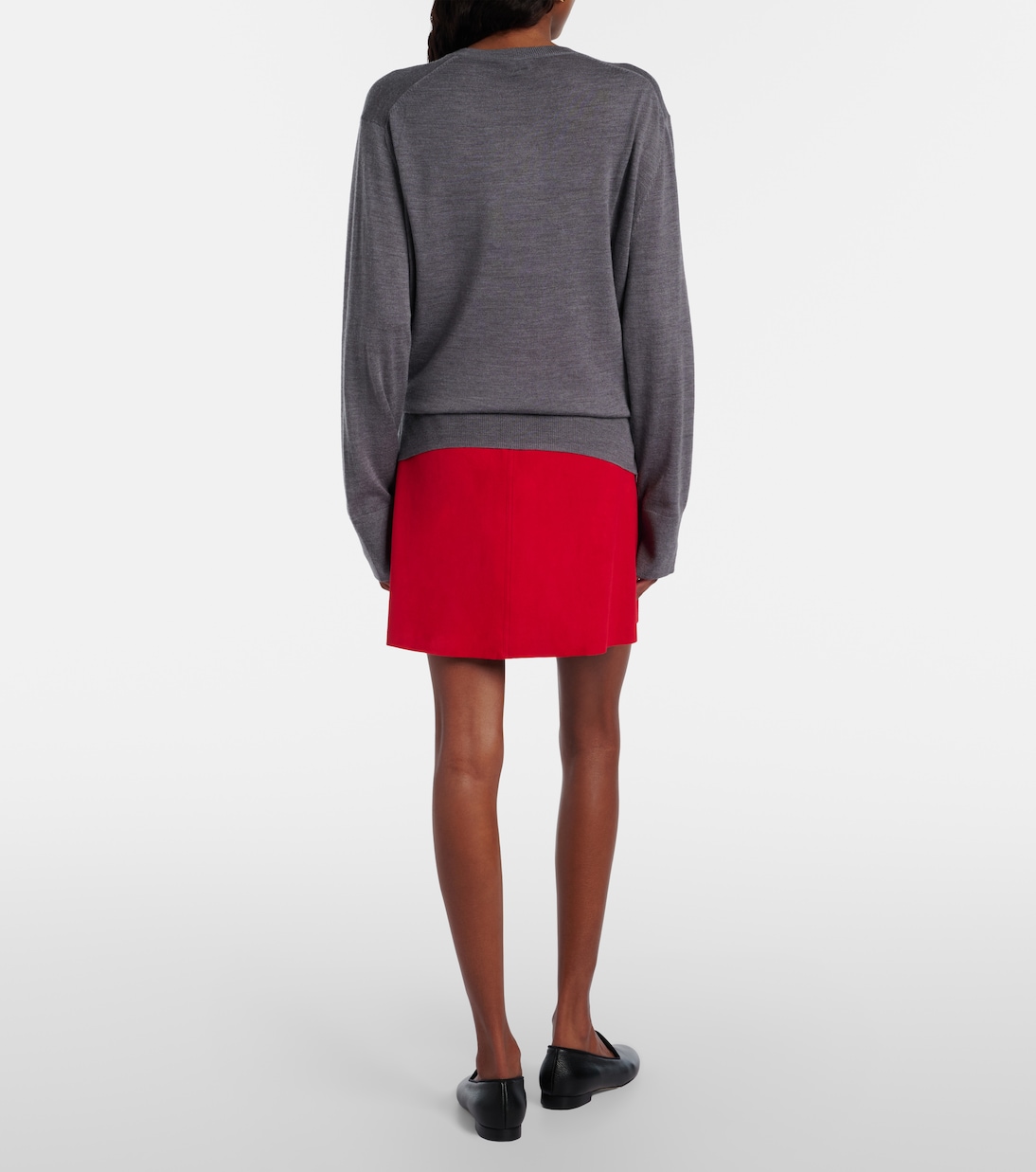 Lucie 22 suede miniskirt | Stouls