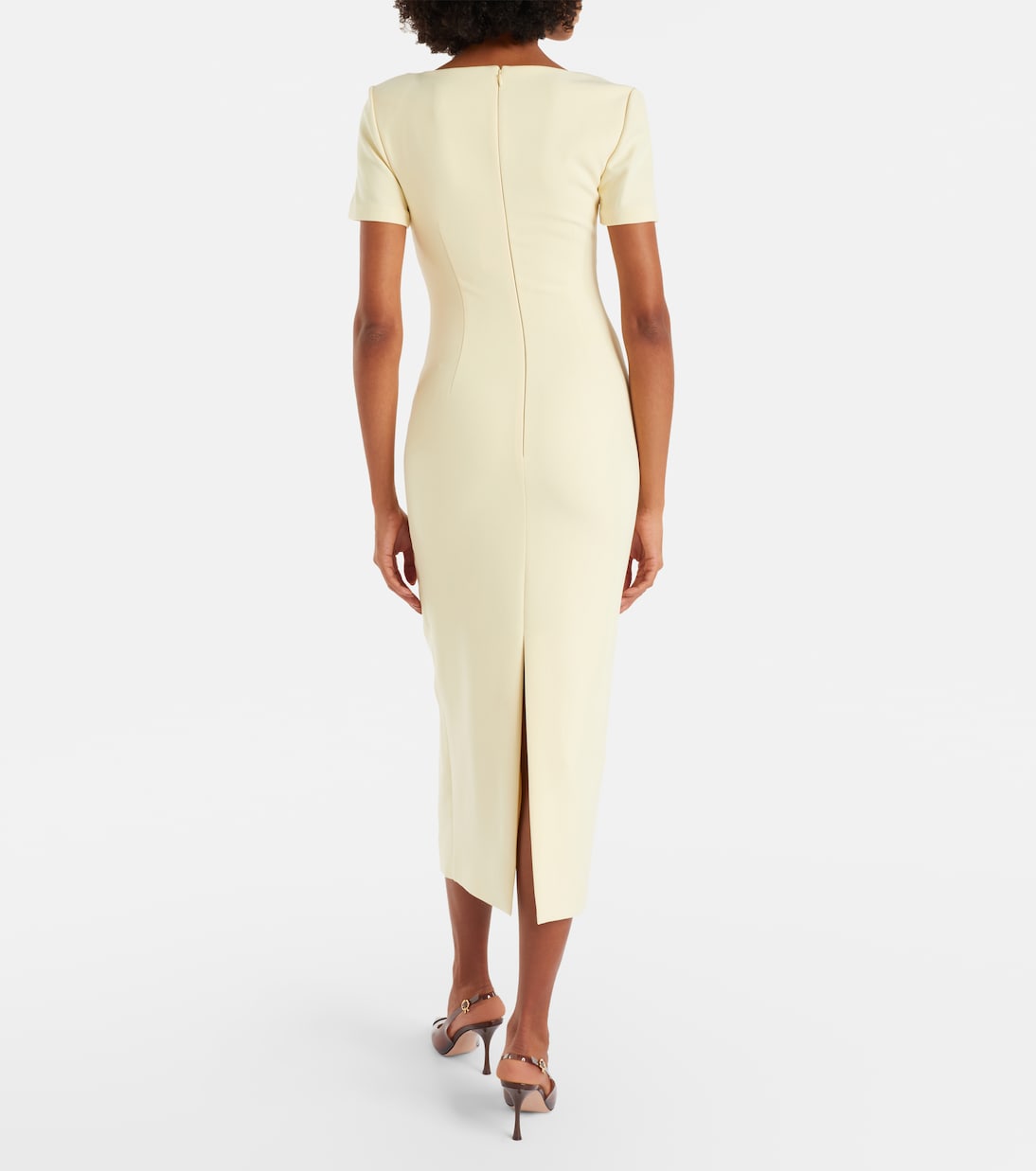 Draped crêpe cocktail dress | Roland Mouret