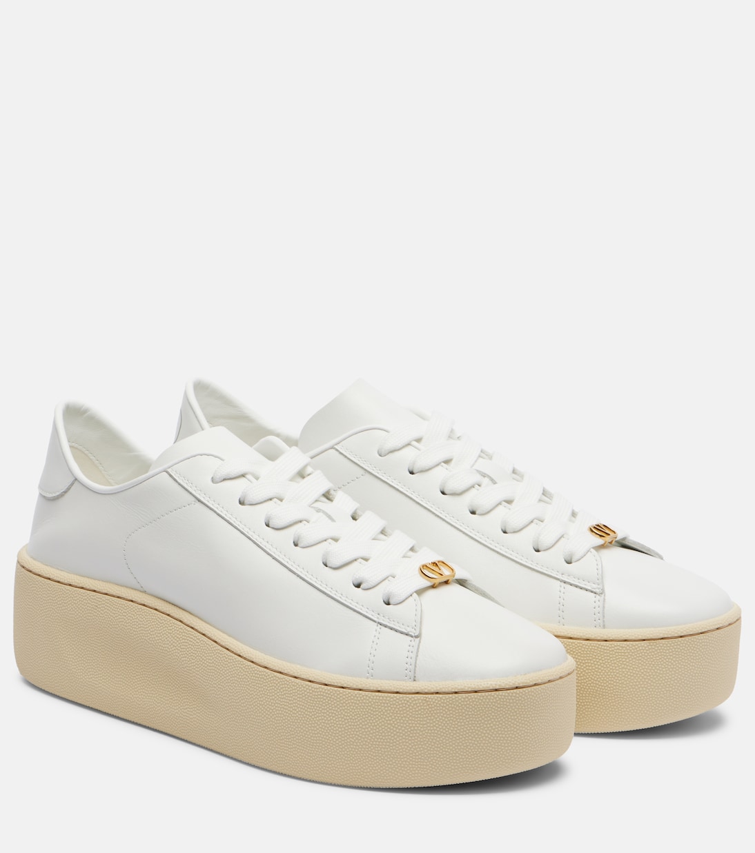 Royco 55 leather platform sneakers | Valentino Garavani