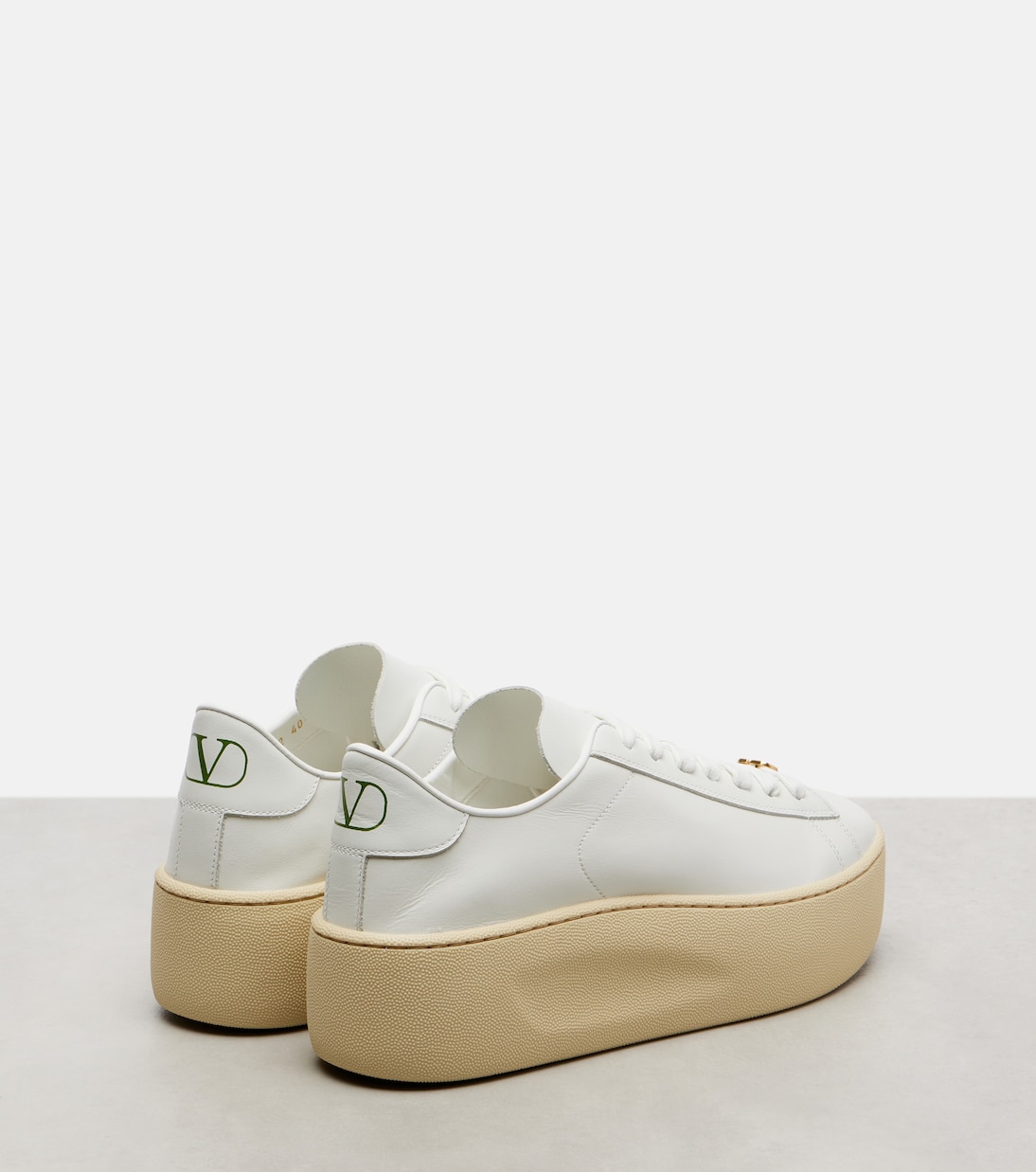 Royco 55 leather platform sneakers | Valentino Garavani