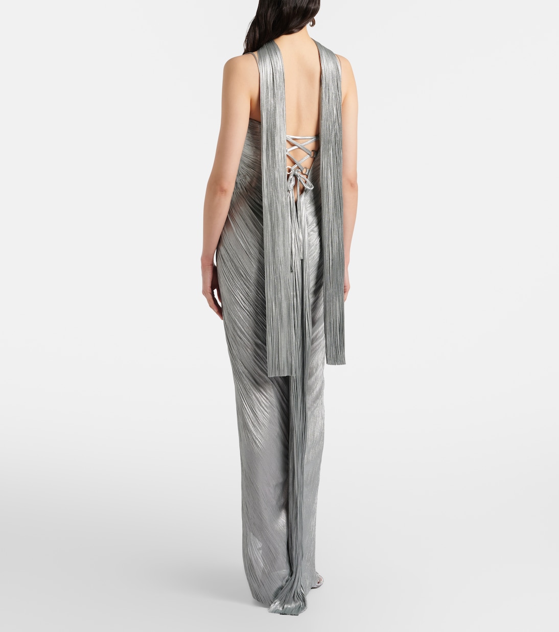 Tonia cutout silk tulle gown | Maria Lucia Hohan