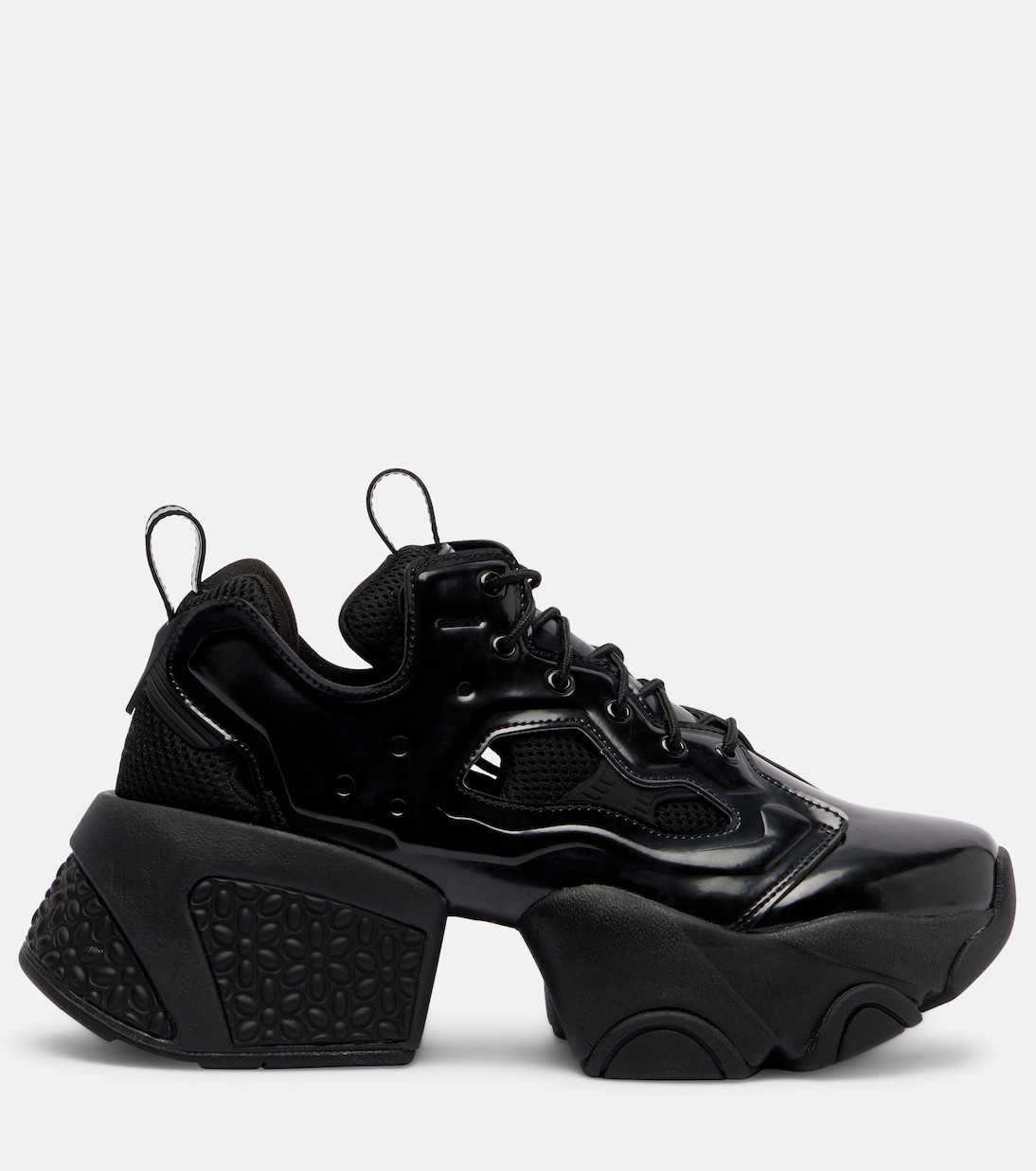 Cutout platform sneakers | Noir Kei Ninomiya