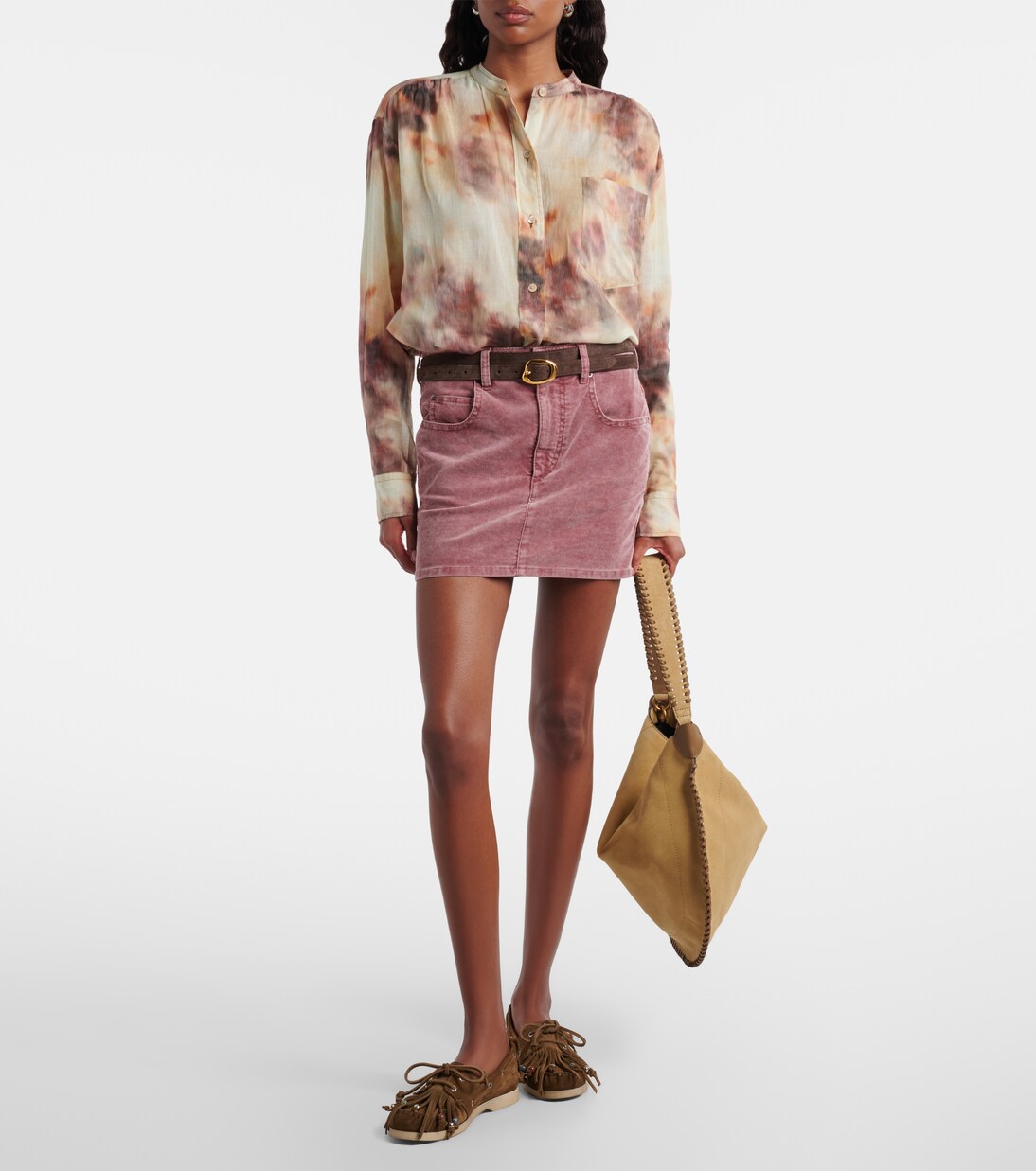 Embellished suede boat shoes | Golden Goose