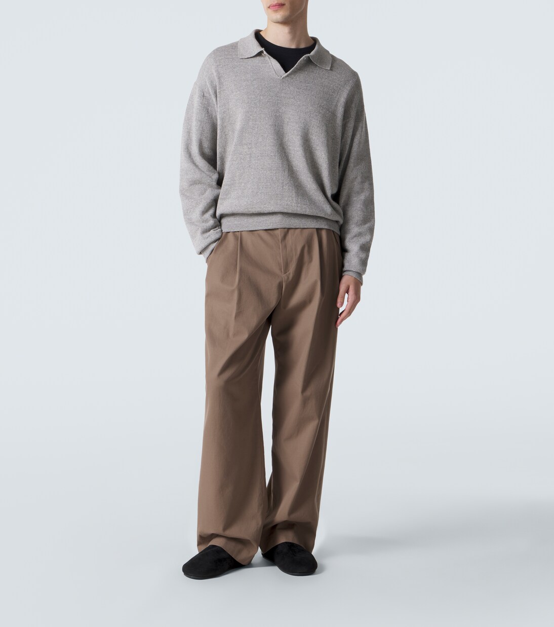 New Lucca suede slip-on shoes | The Row