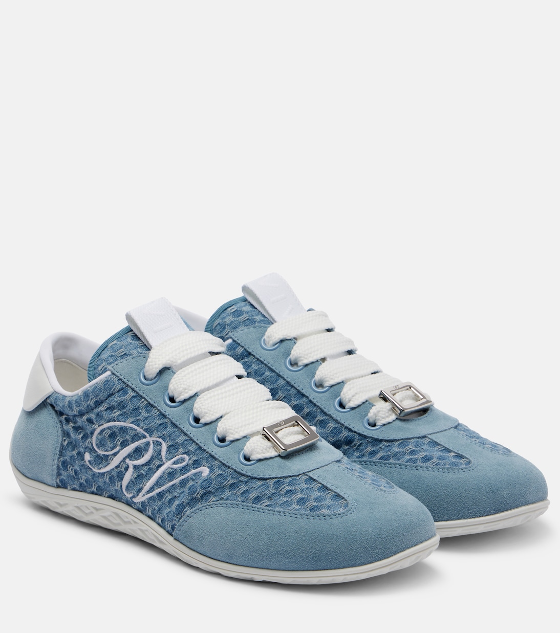 Viv' suede-trimmed sneakers | Roger Vivier