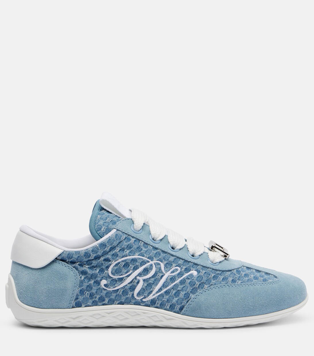 Viv' suede-trimmed sneakers | Roger Vivier