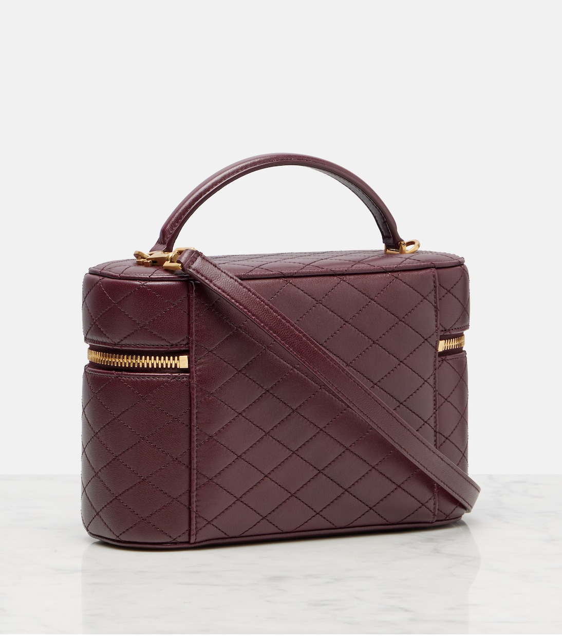 Gaby Large leather vanity bag | Saint Laurent