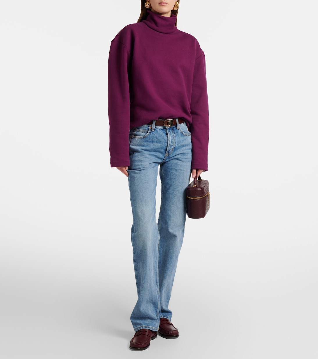 Gaby Large leather vanity bag | Saint Laurent