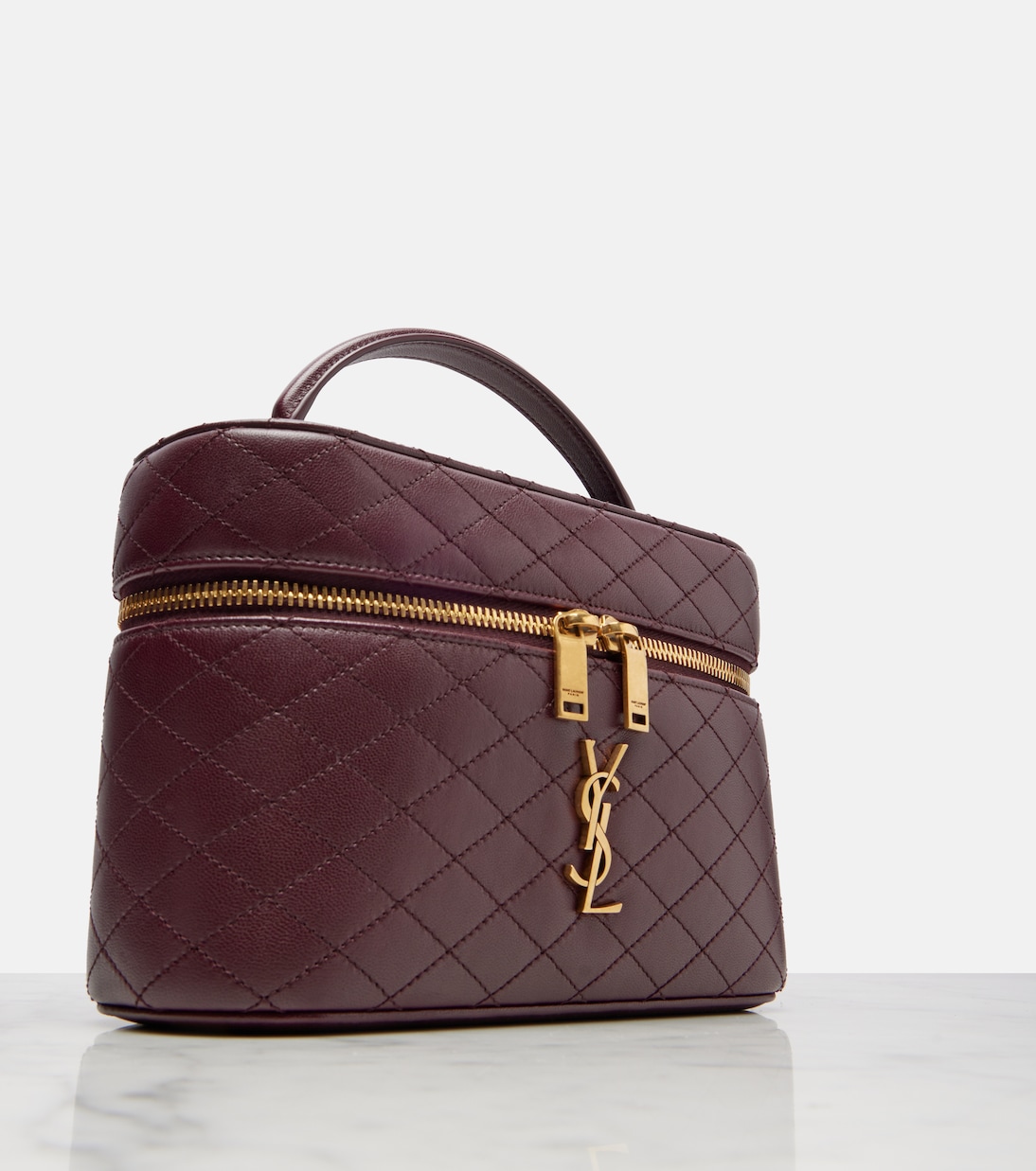 Gaby Large leather vanity bag | Saint Laurent