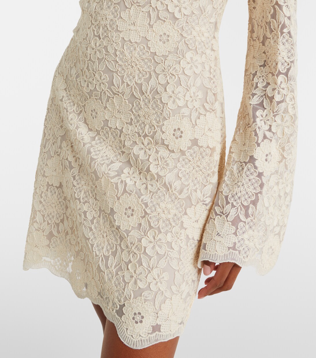 Teresia embroidered tulle minidress | Veronica Beard