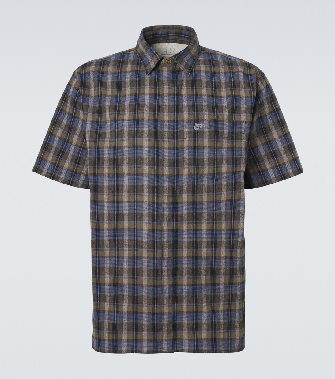Checked cotton-blend shirt | ERL