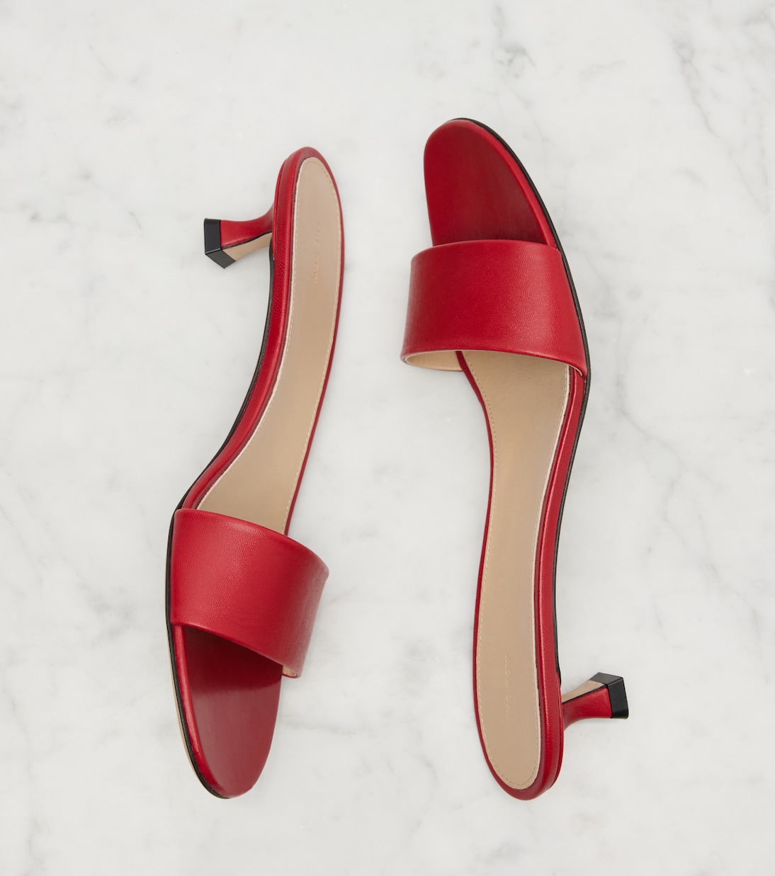 Combo leather slides | The Row