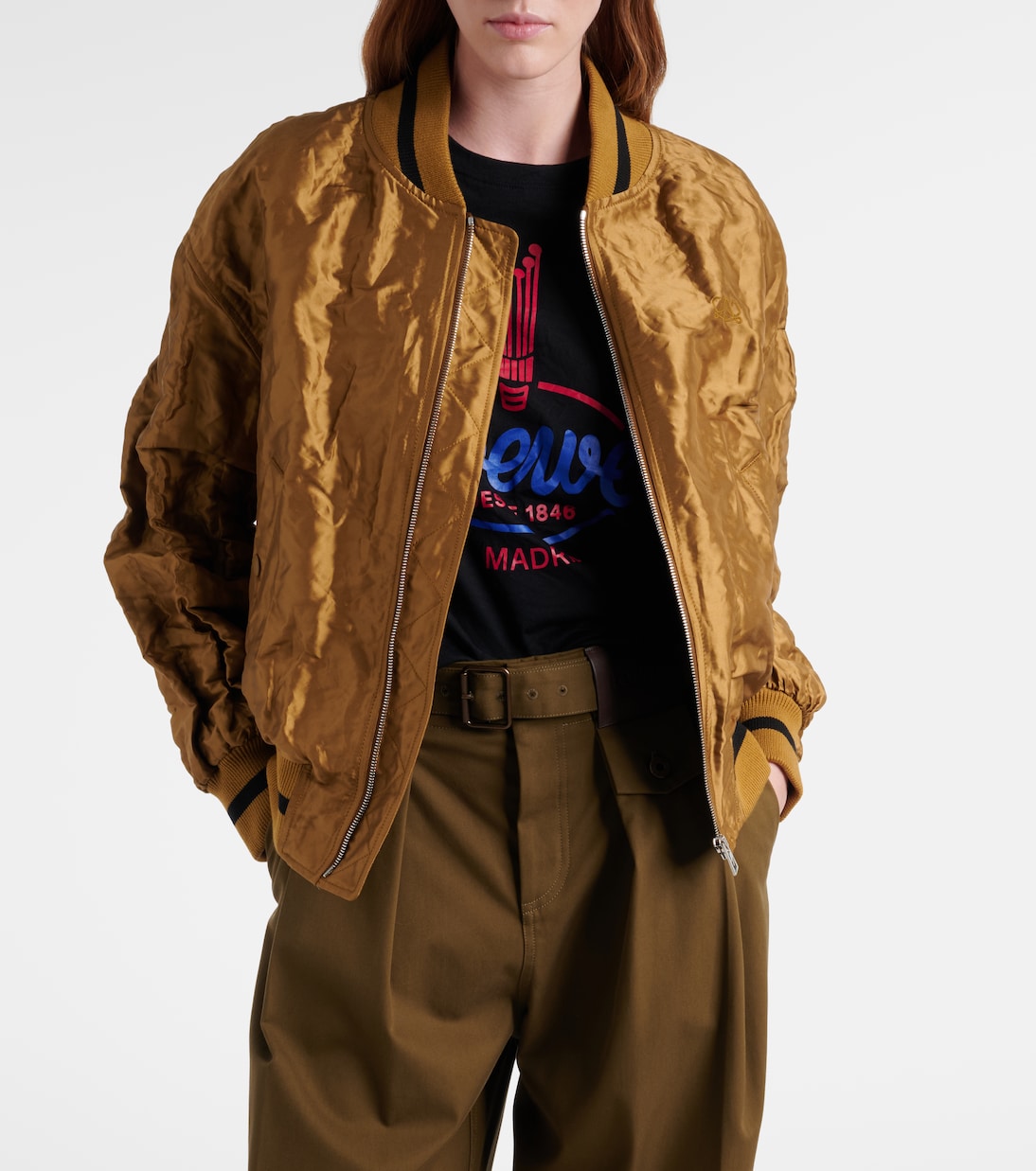Taffeta bomber jacket | Loewe
