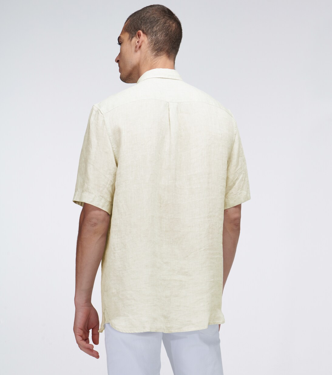 Camisa de lino de manga corta | Sunspel