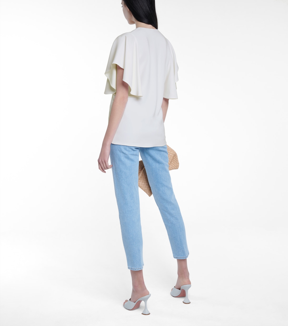 Mallory stretch-cady top | Stella McCartney