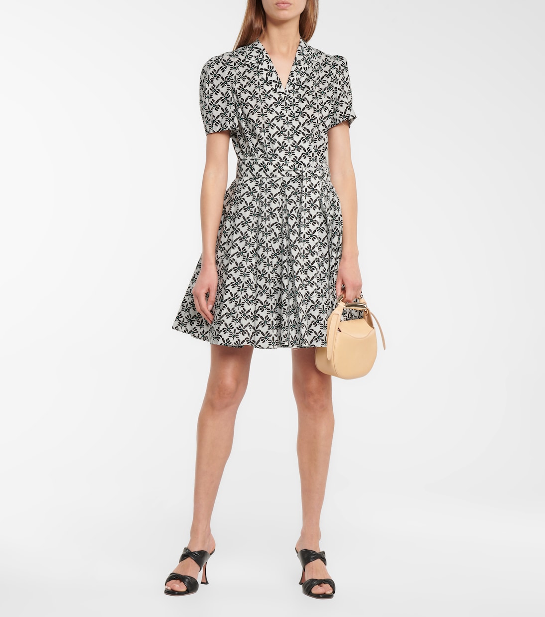 Evalina cotton poplin minidress | Diane von Furstenberg