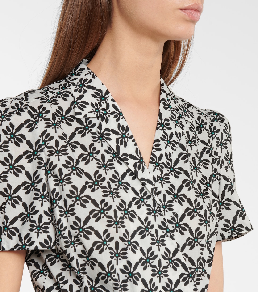 Evalina cotton poplin minidress | Diane von Furstenberg