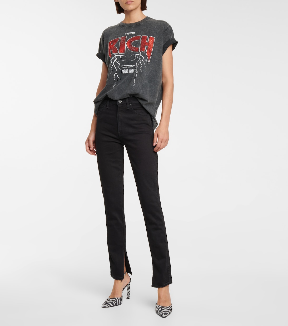 Jeans skinny Kaya con puño dividido | 3x1 N.Y.C.