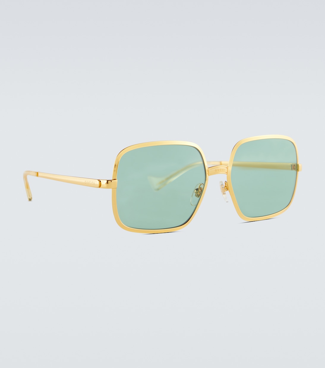 Square-frame metal sunglasses | Gucci