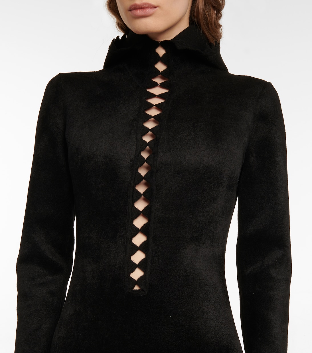 Abito lungo in misto lana | Alaïa