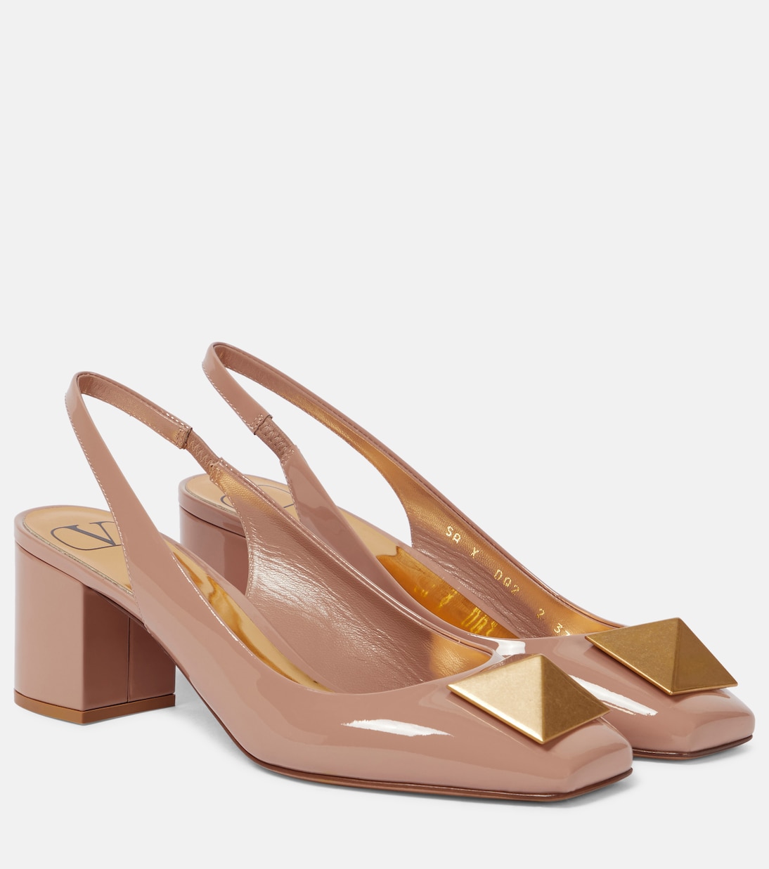 One Stud patent leather pumps | Valentino Garavani