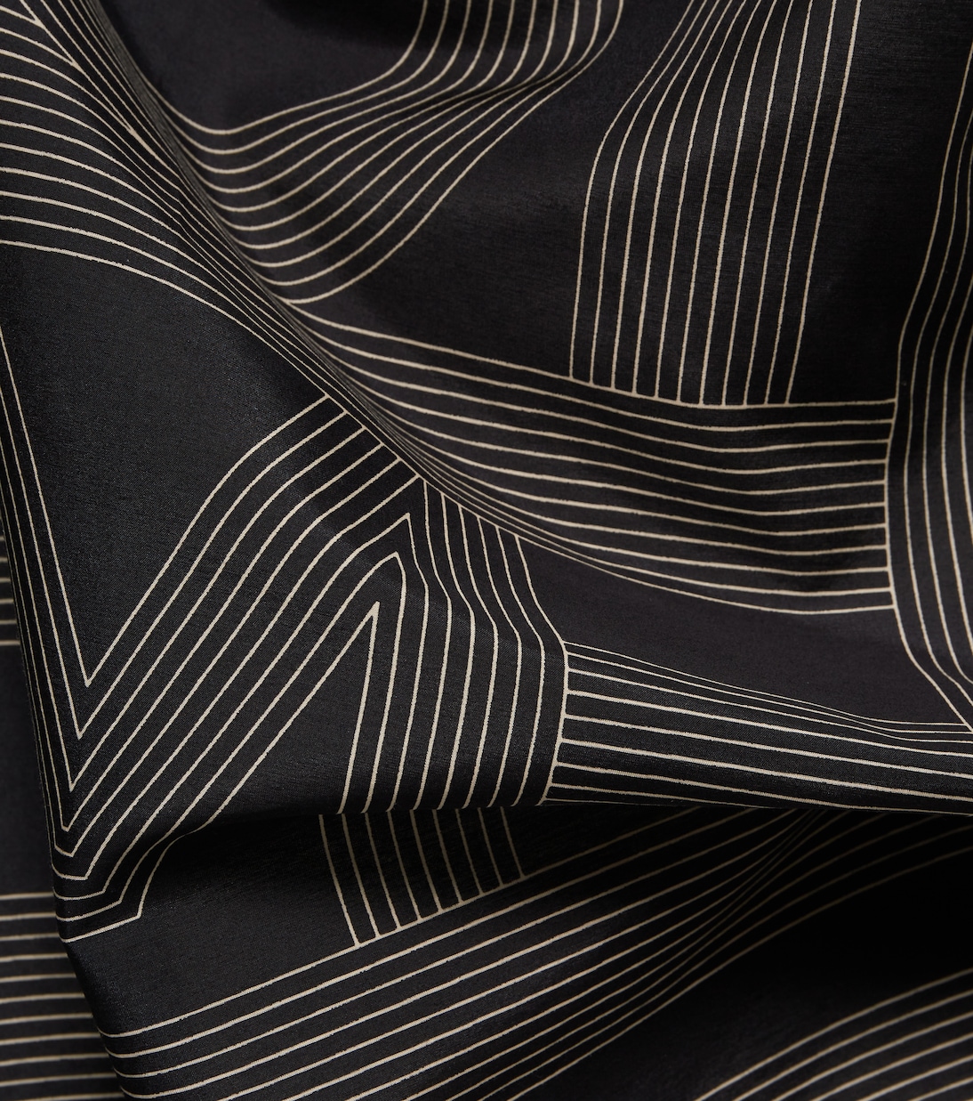 Sciarpa in cotone e seta con logo TOTEME, stile giovane e moderno