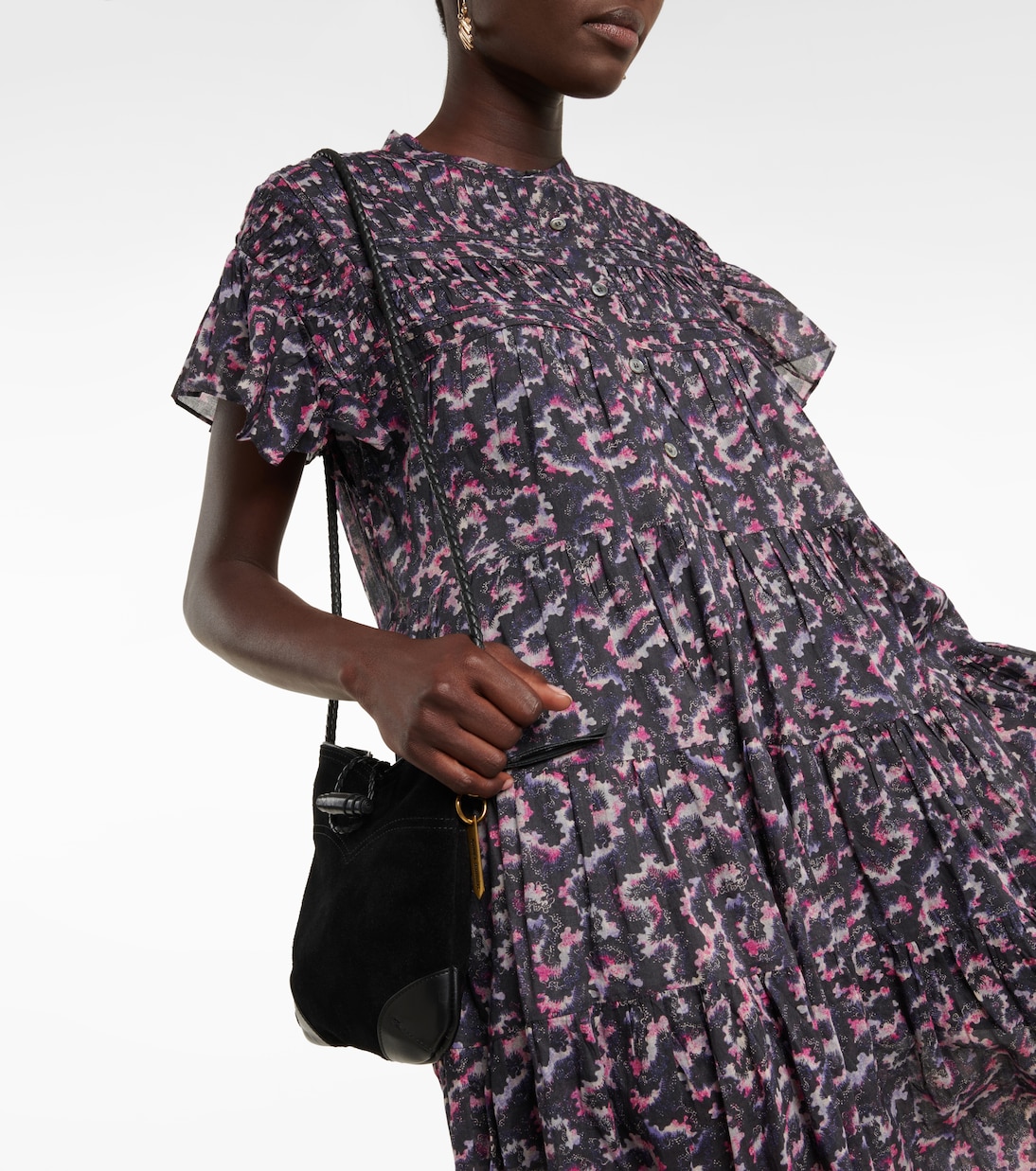 Robe Lanikazi imprimée en coton | Marant Etoile