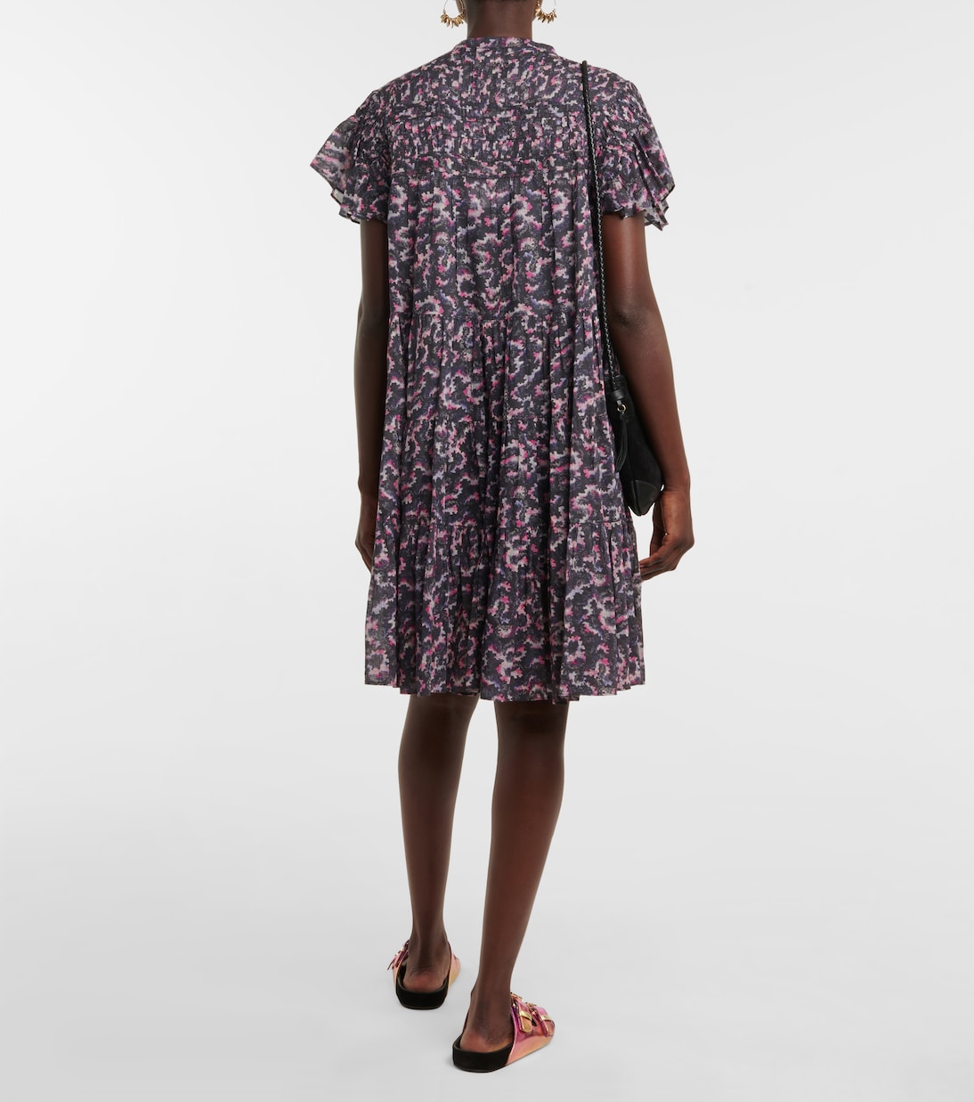 Robe Lanikazi imprimée en coton | Marant Etoile