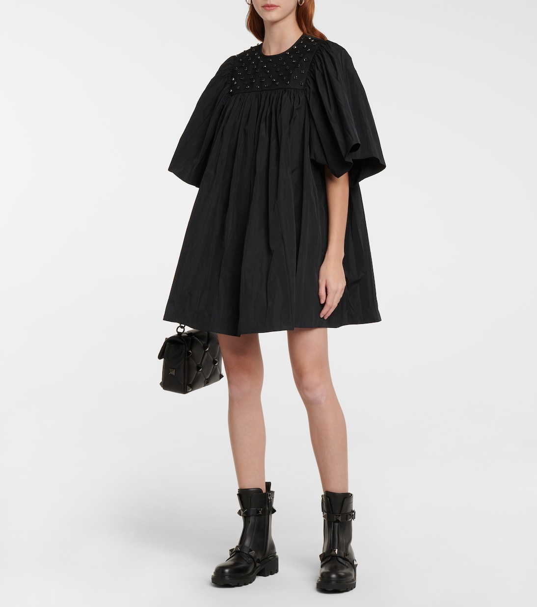 Embellished taffeta minidress | REDValentino