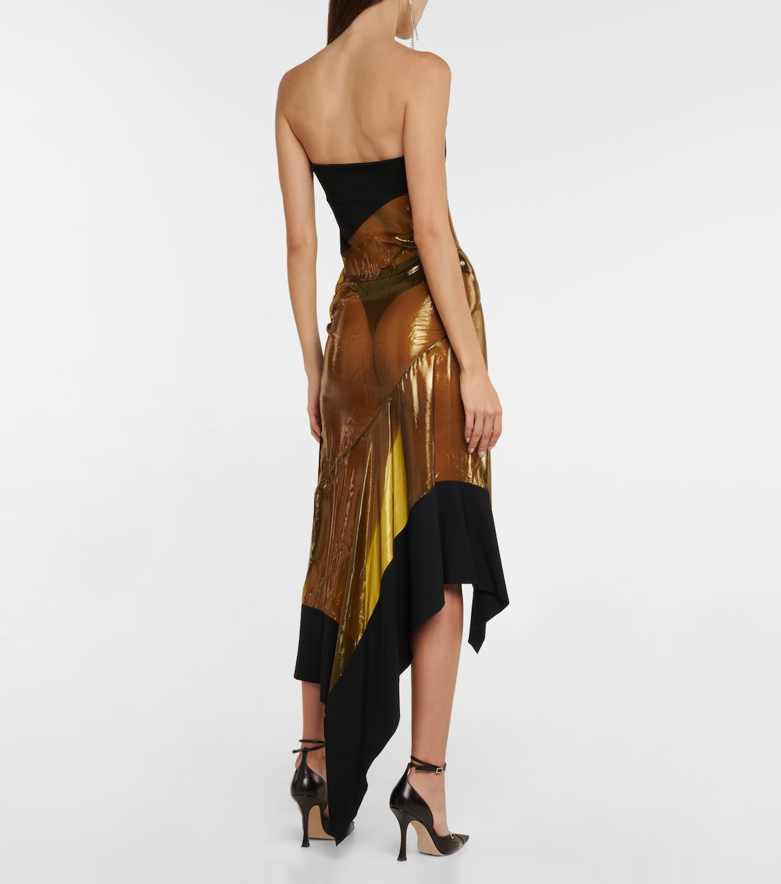 Asymmetrisches Midikleid | Mugler