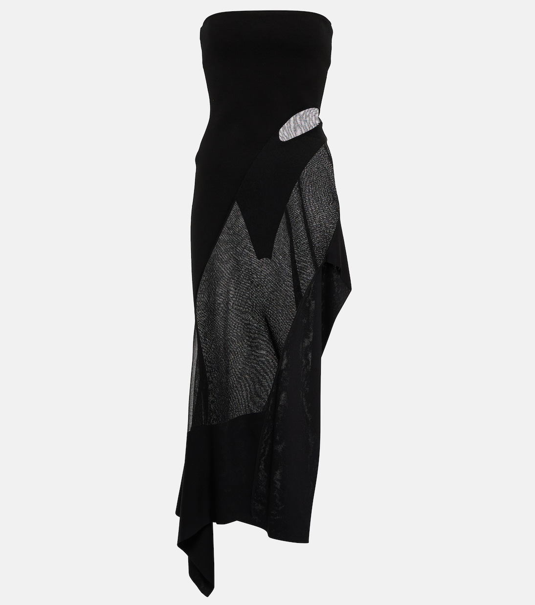 Strapless midi dress | Mugler