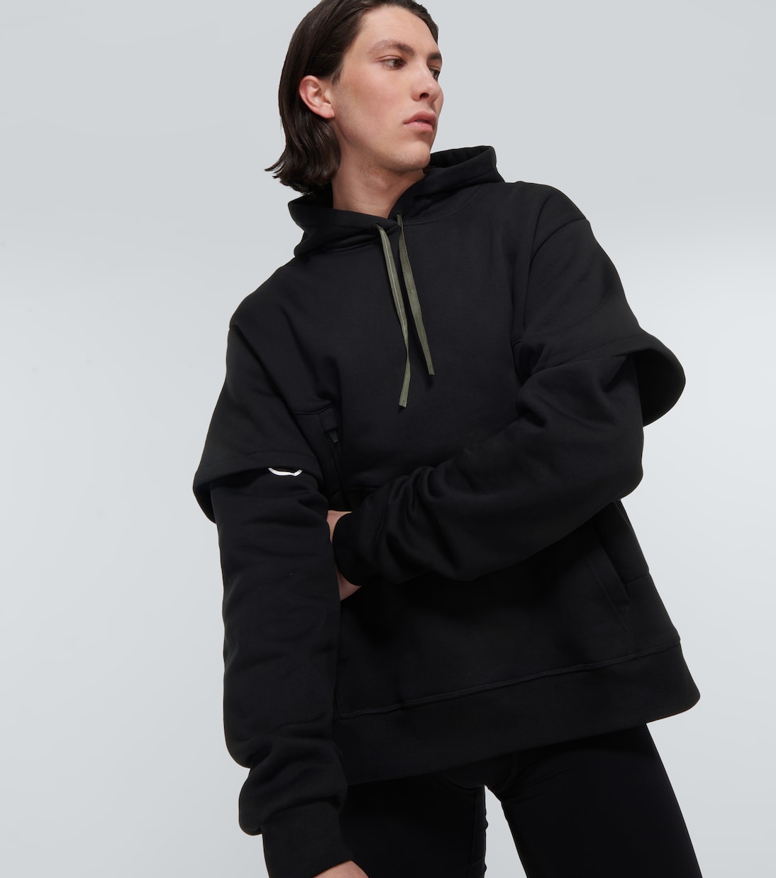 Felpa in jersey di cotone con cappuccio | Acronym