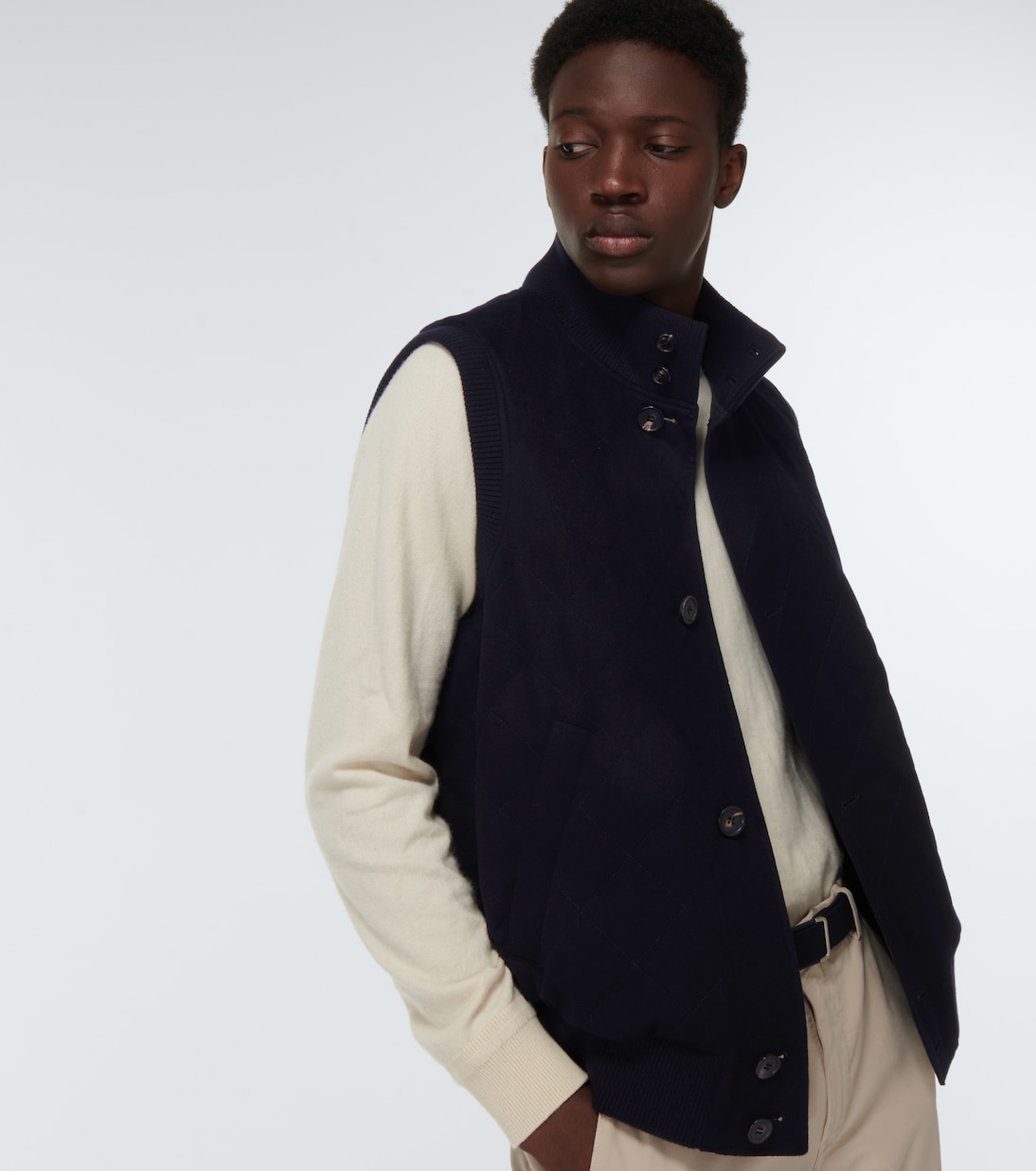 Wendbare Weste Carry aus Kaschmir | Loro Piana