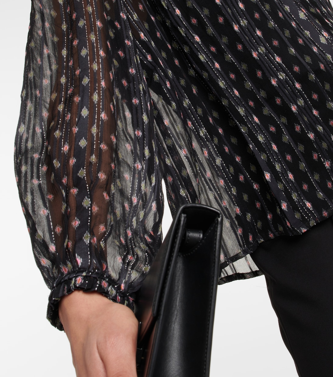Bluse aus einem Baumwollgemisch | Velvet
