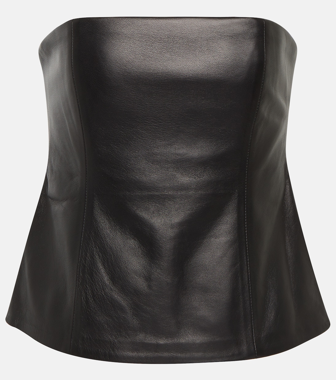 Essentials leather bustier top | CO