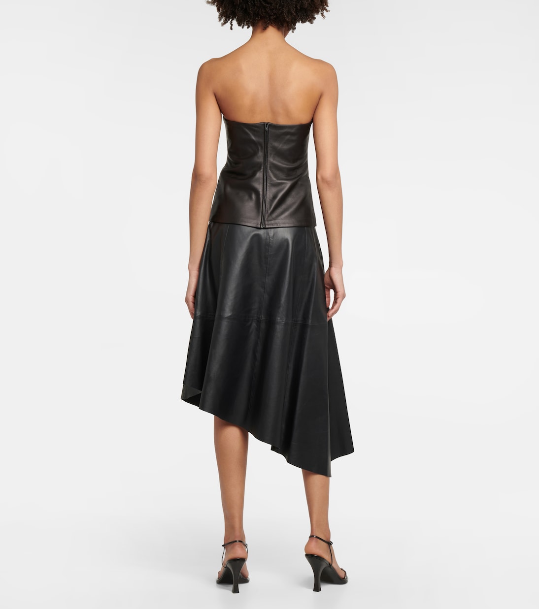 Essentials leather bustier top | CO