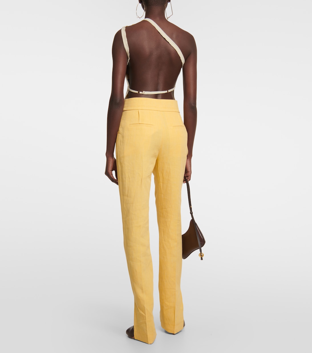 Le Pantalon Tibau linen-blend pants | Jacquemus