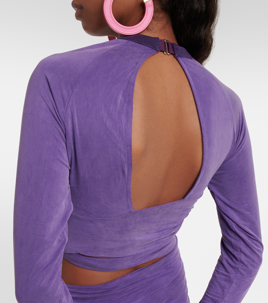 Le T-shirt Espelho cutout crop top | Jacquemus