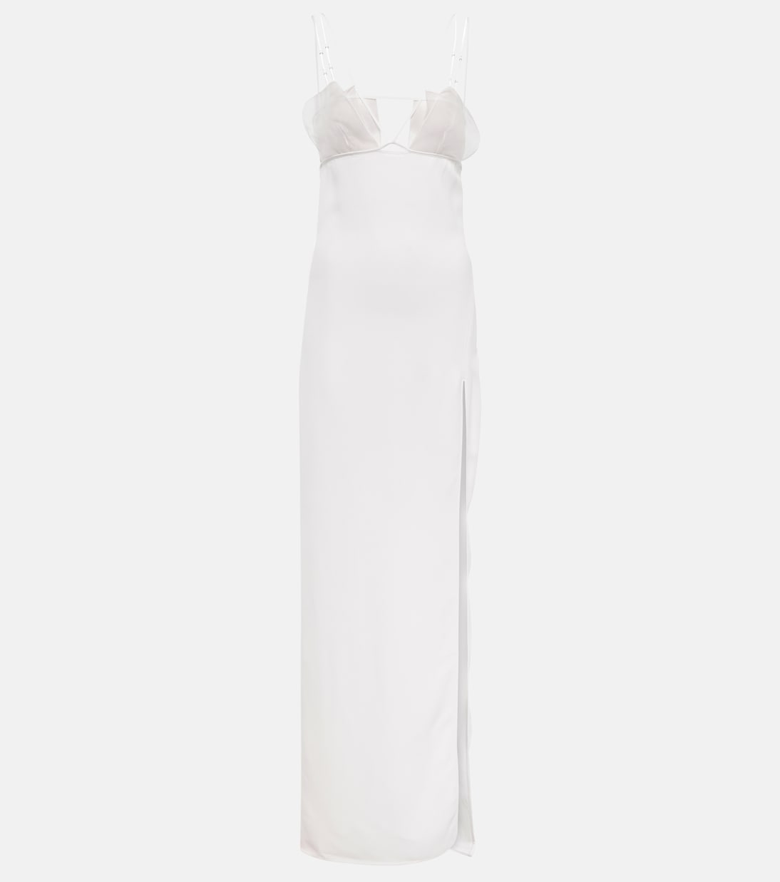 Bridal cutout crêpe gown | Nensi Dojaka