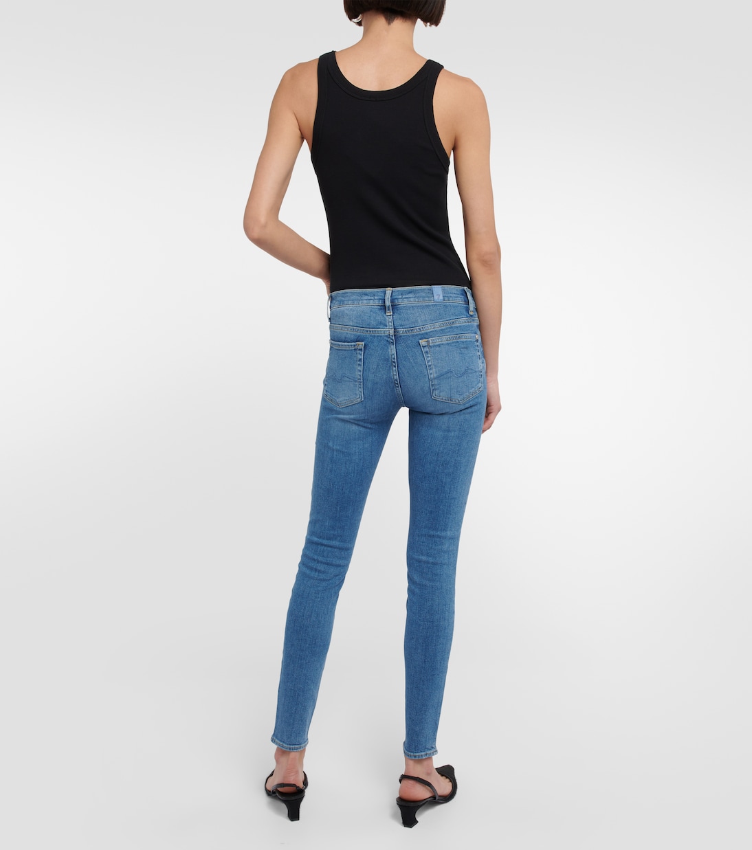 Slim Illusion Luxe high-rise skinny jeans | 7 For All Mankind