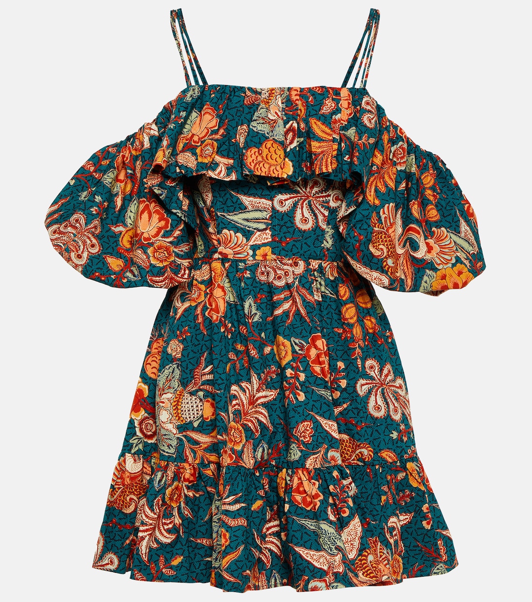 Vestido corto Lila en popelín de algodón | Ulla Johnson