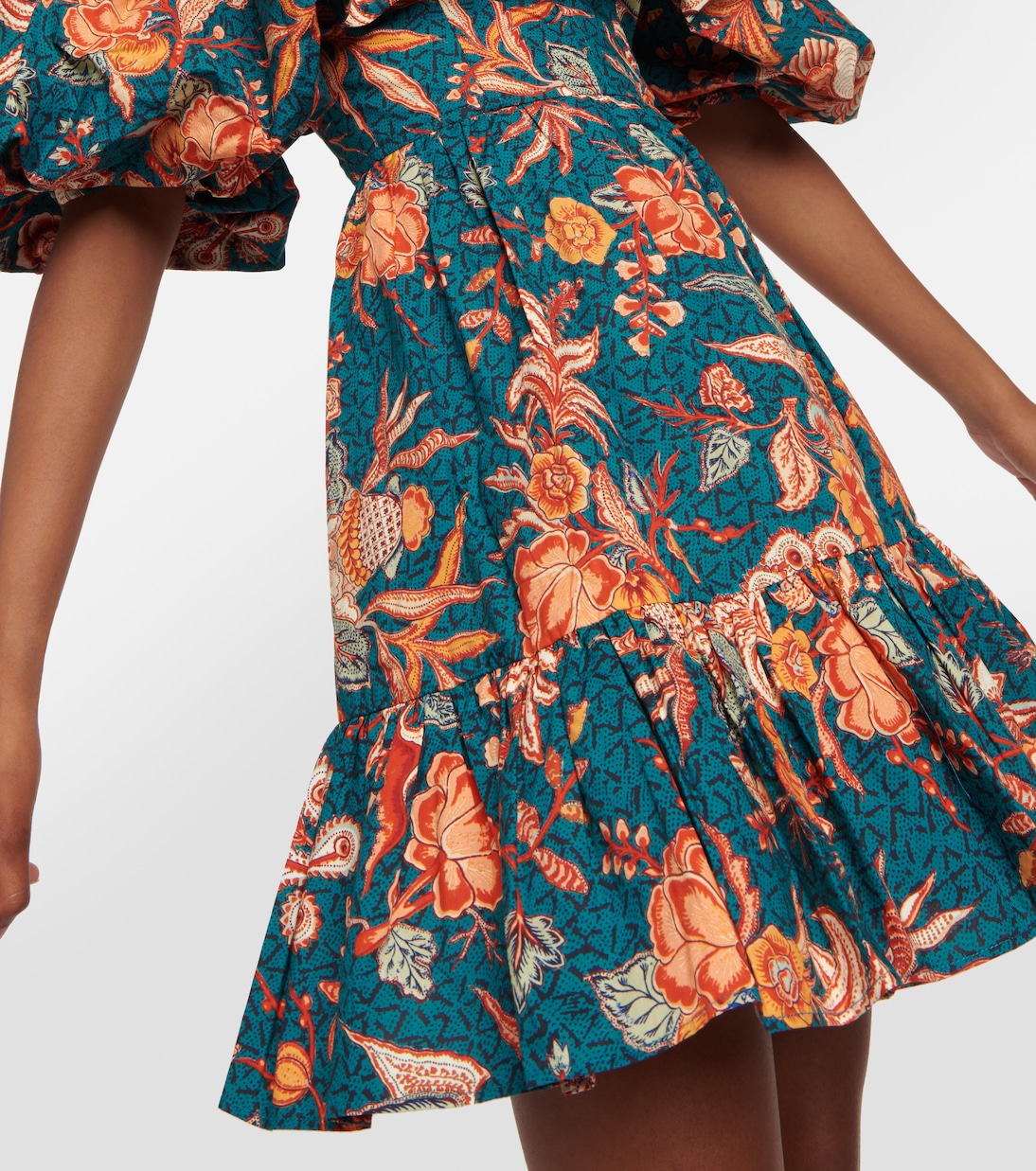 Vestido corto Lila en popelín de algodón | Ulla Johnson