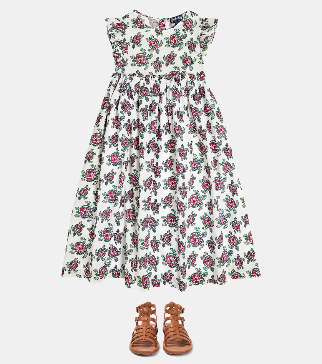 Bedrucktes Kleid aus Baumwolle | Vilebrequin Kids